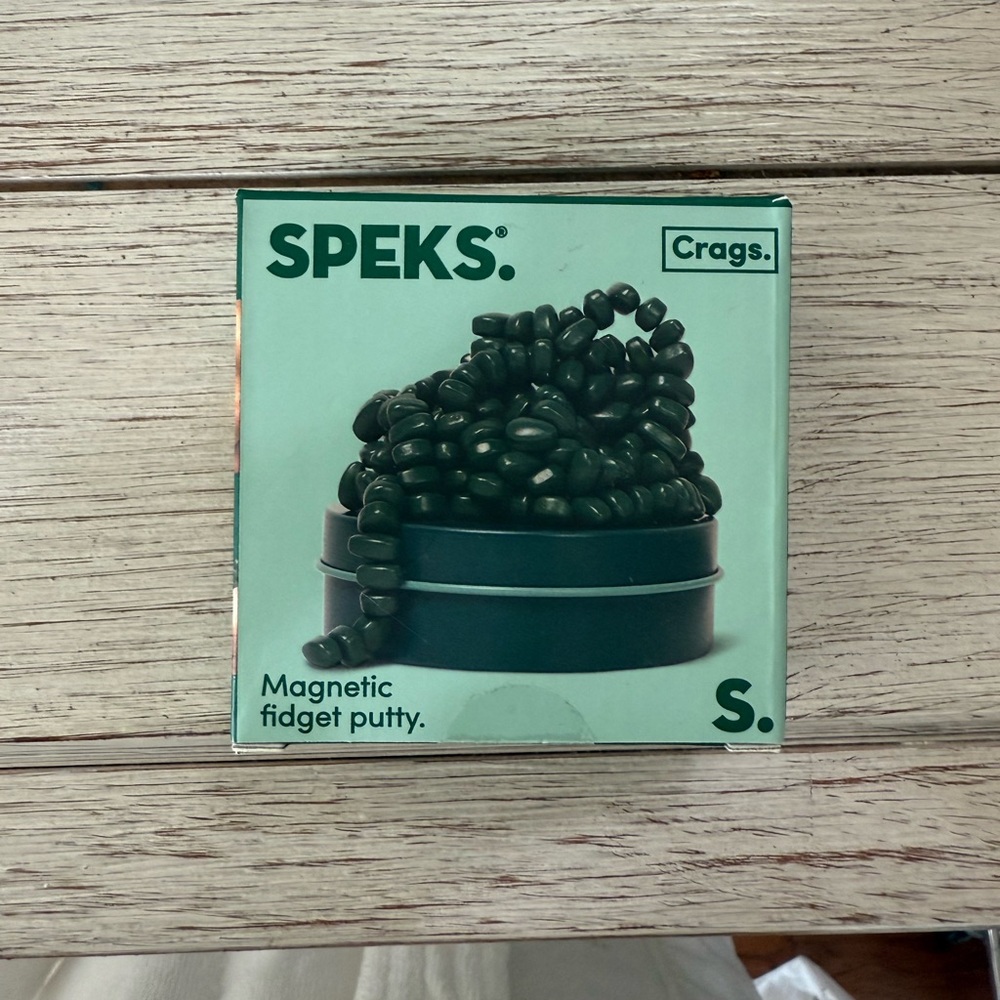 Magnetic Fidget Putty - Dark Green -Speks